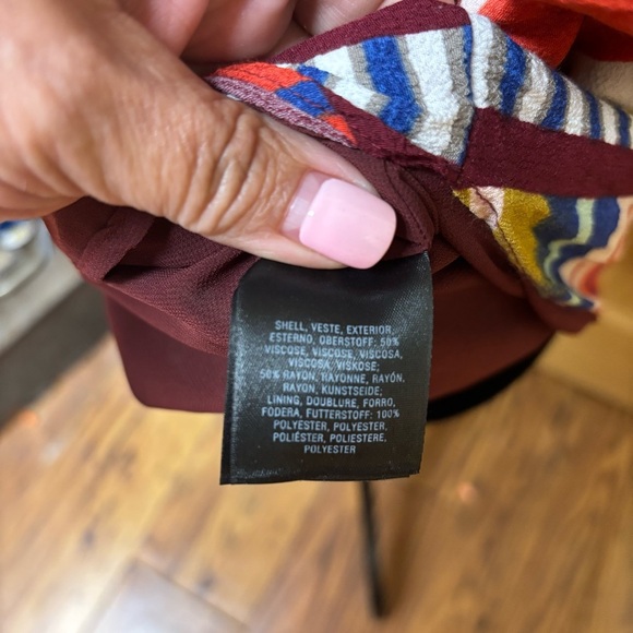 Anthropologie Maeve Au Revoir Library Shift Dress Cap Sleeve Scoop Neck Size 4 - Picture 9 of 10